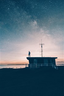 夜晚星空風景壁紙