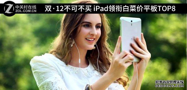 雙·12不行不買 iPad領銜白菜價平板TOP8 