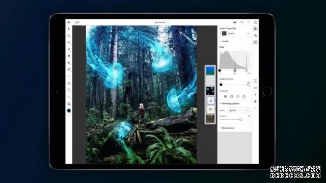 iPad可以運(yùn)行PS了！Photoshop CC for iPad打算 2019年宣布