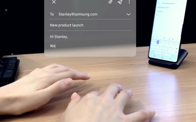 任何平面都能打字 三星SelfieType虛擬鍵盤了解一下