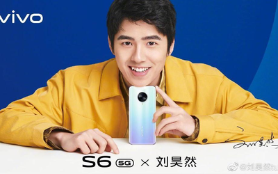 5G自拍手機vivo S6明天見！夜景自拍劉昊然都愛上了