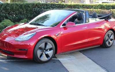 敞篷特斯拉你見過嗎？有公司造出了Model 3敞篷版